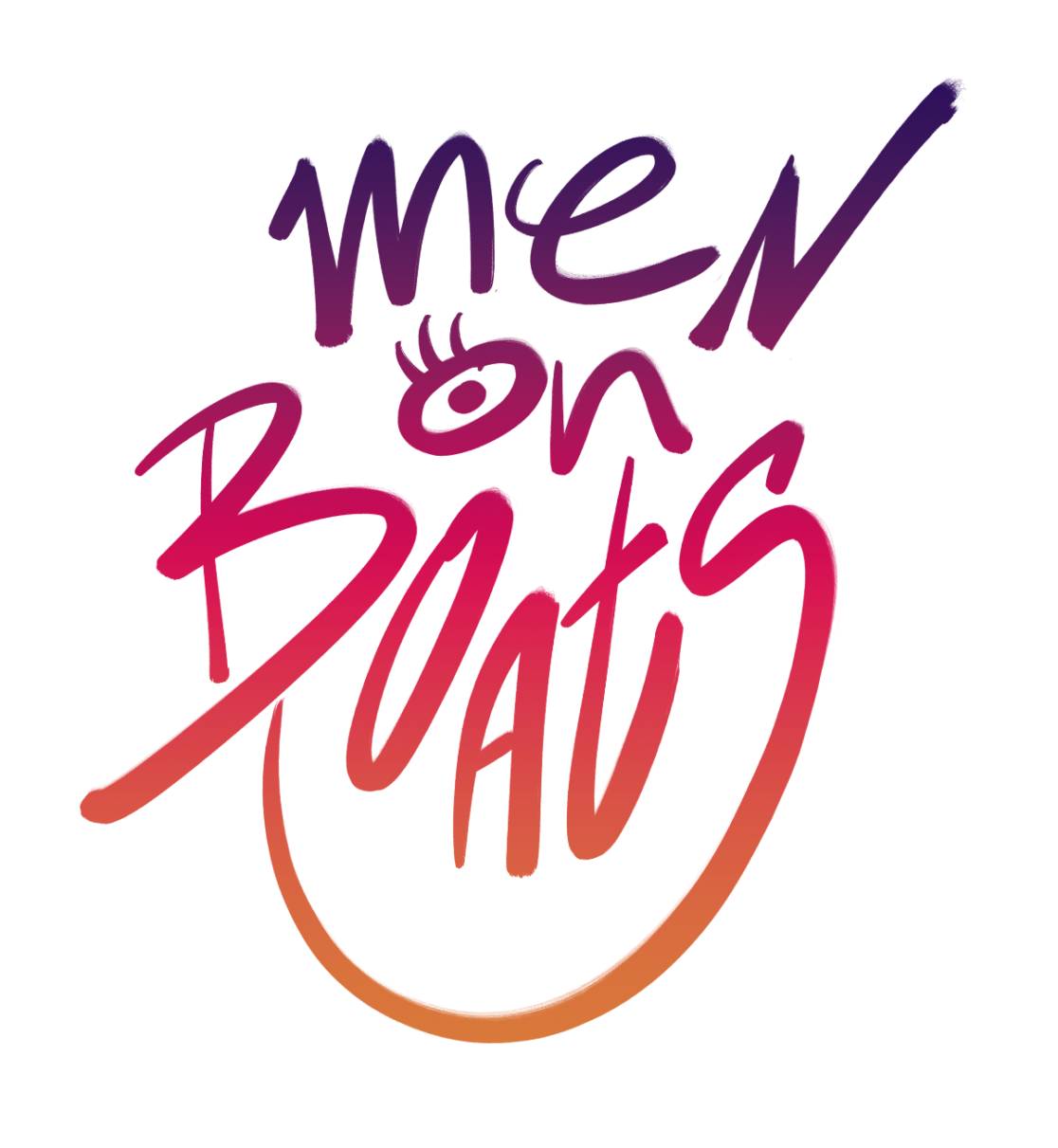 Men on Boats Bespoke Type Treatment Color