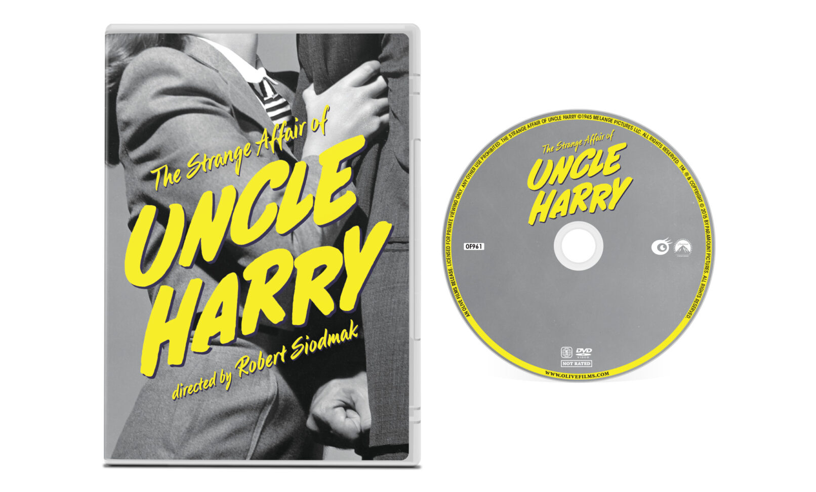 Strange Affair of Uncle Harry Packaging